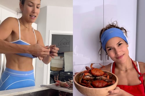 ¡Cuidado con las pinzas! Alejandra Jaramillo y su divertida batalla con un cangrejo ecuatoriano