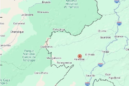 Fuerte temblor se sintió en la frontera de Ecuador y Perú la madrugada del 2 de abril