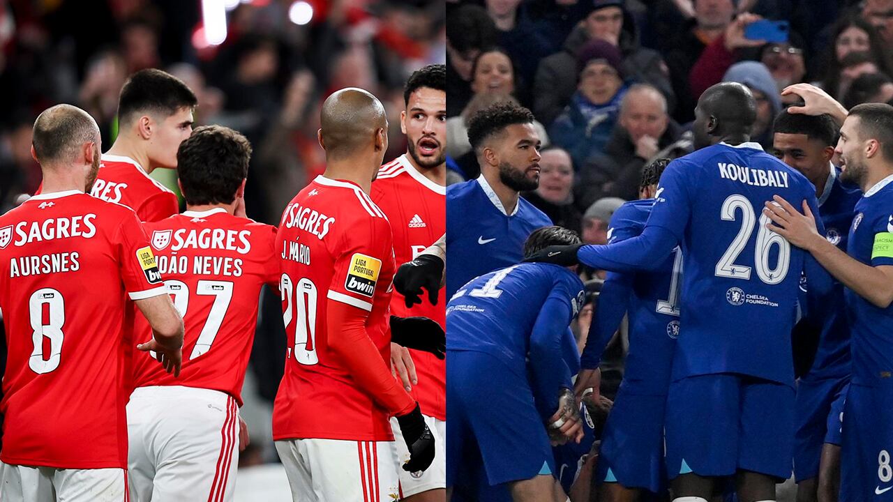 Benfica y Chelsea clasifican a Octavos de Final