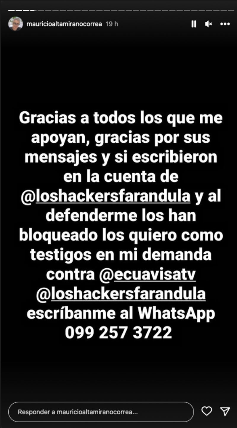 Mensajes de Mauricio Altamirano