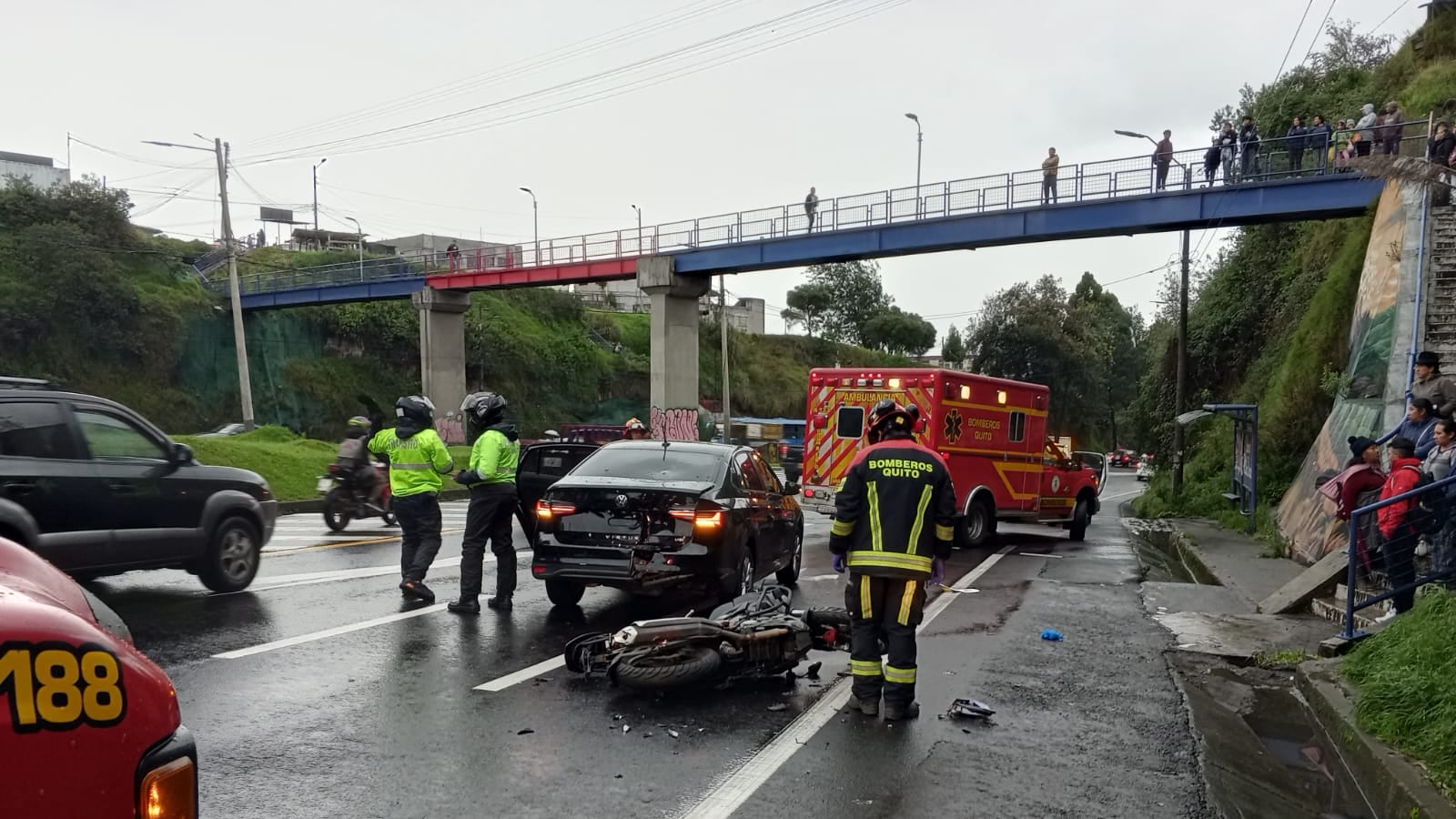 Accidente en Quito