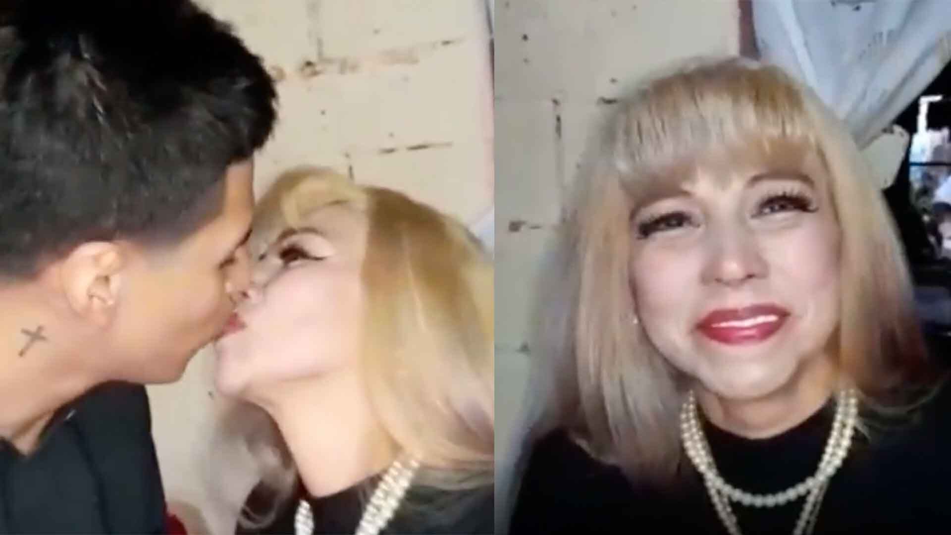 "Estrellita Solitaria" junto a su novio de 19 años.