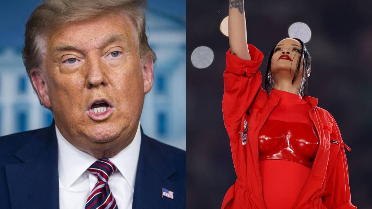 Donald Trump y Rihanna