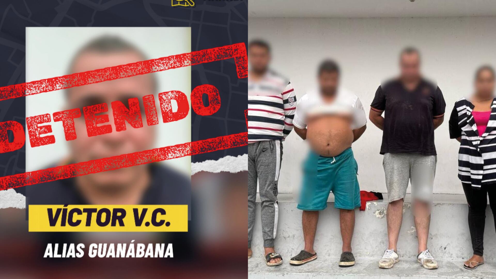 Capturados por la masacre en la gallera en El Carmen