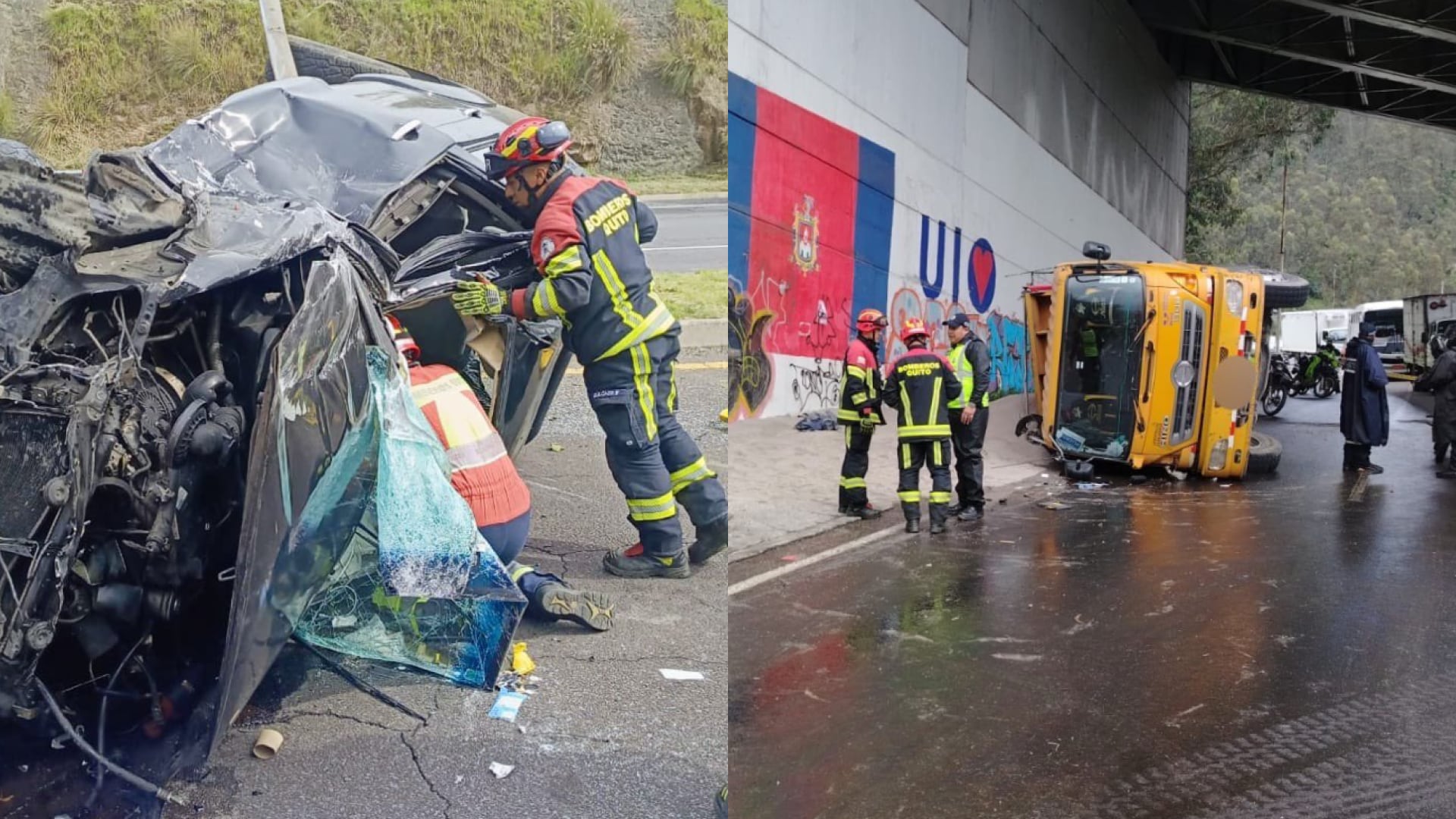 Dos personas fallecidas dejaron accidentes de tránsito en Quito este 17 de marzo