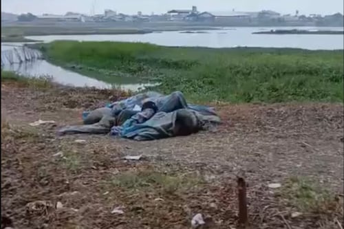Hallan ocho cadáveres en sacos junto a la vía Babahoyo-Jujan; investigan si corresponden a los ocho jóvenes desaparecidos de Daule