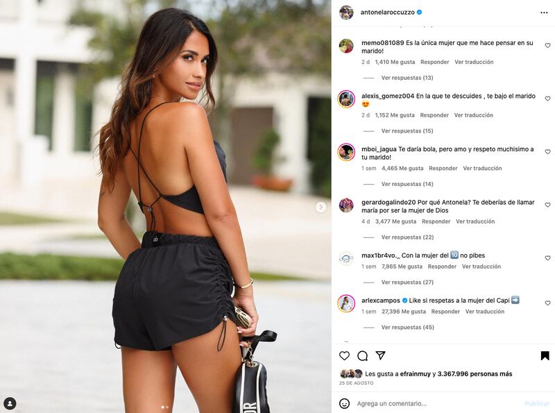 Comentarios para Antonella Roccuzzo