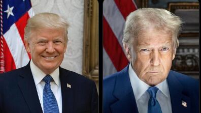 Retrato de Donald Trump para su segundo mandato.