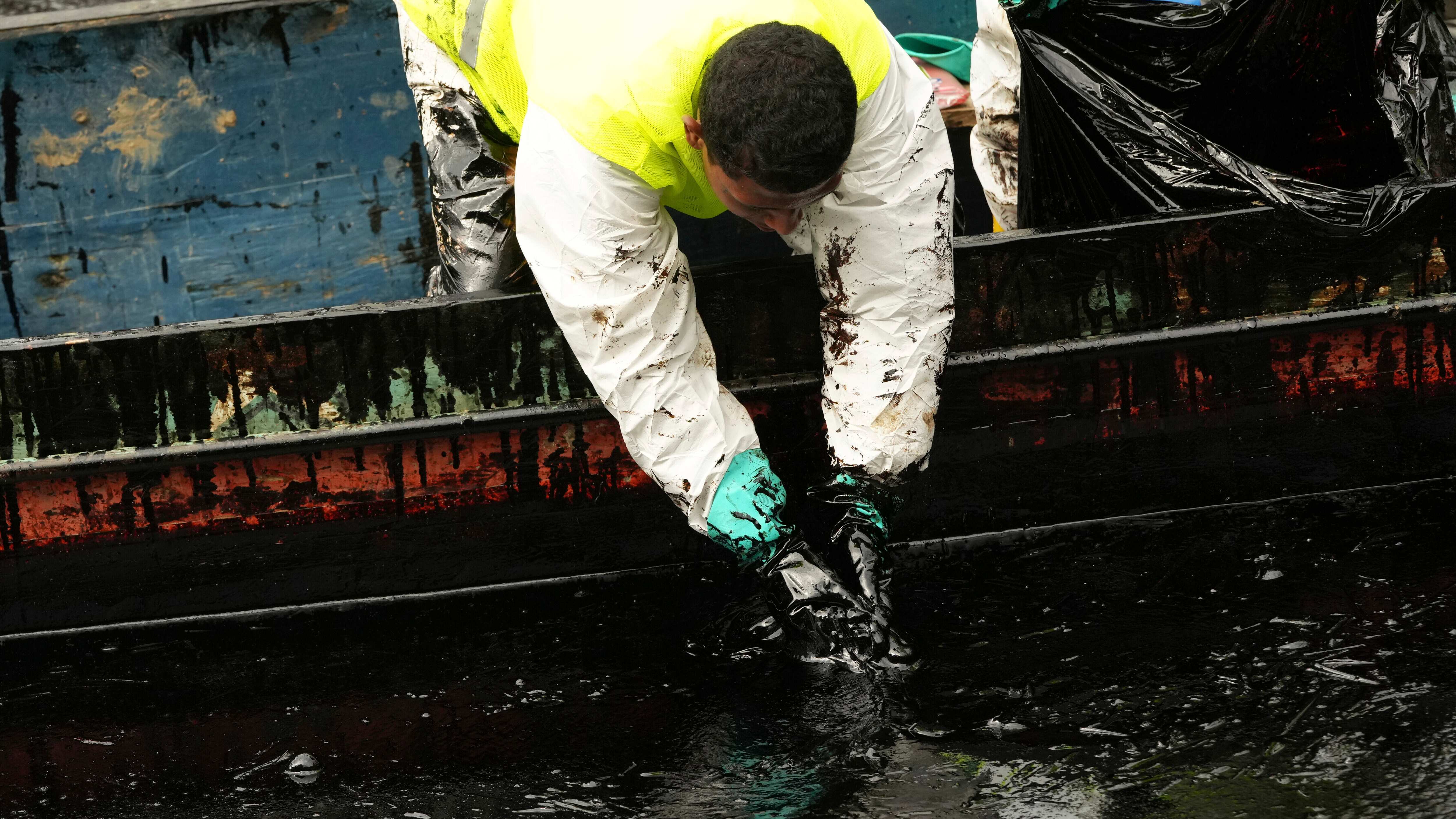 Derrame de petróleo en Esmeraldas