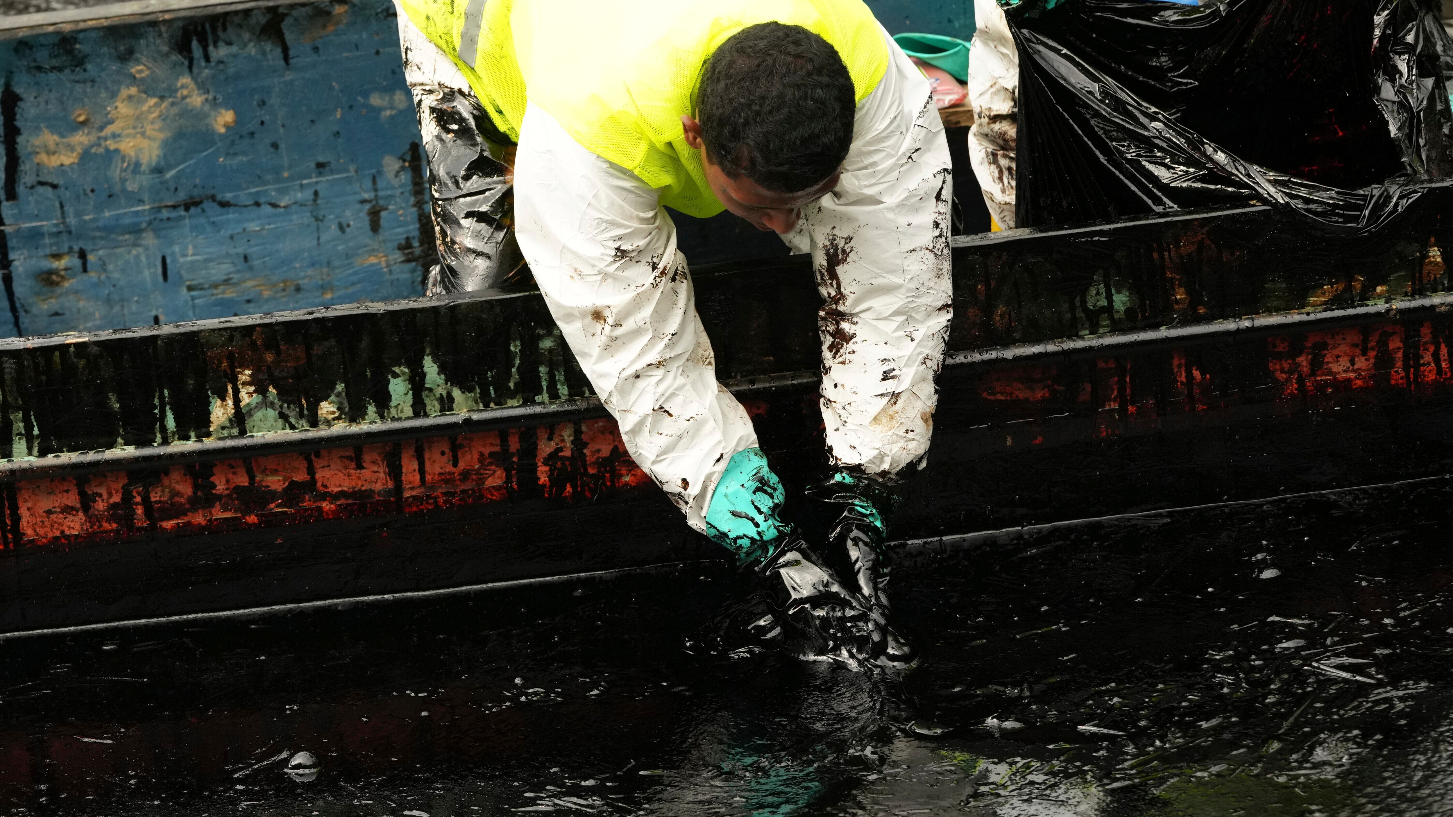 Derrame de petróleo en Esmeraldas