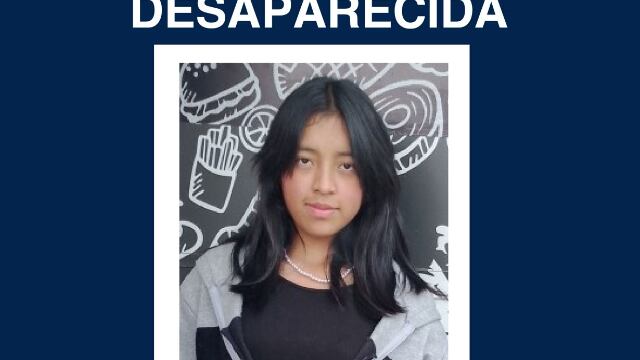 Adolescente lleva perdida más de 10 días desaparecida en Quito.