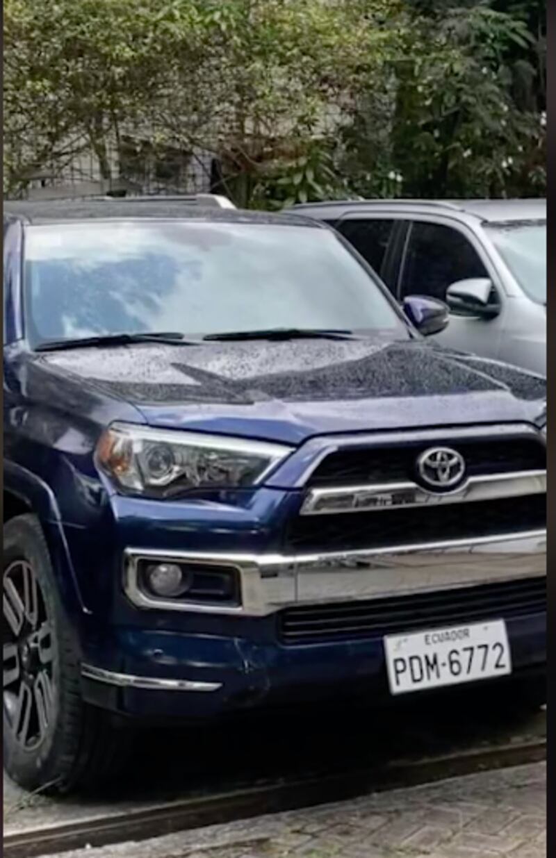 El vehículo que le roban a Kike Jav