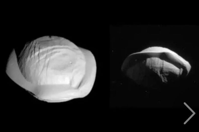 La NASA toma una foto nunca antes vista de la ‘luna de ravioles’ de pasta espacial ‘única’