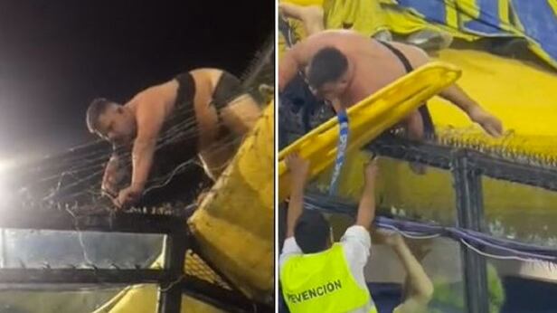 Hincha de Boca Juniors Alcoholizado