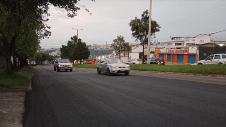 Intervención en la avenida Simón Bolívar