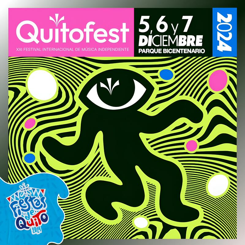Rock, género urbano, cumbia: Así será el QuitoFest 2024 el 5, 6 y 7 de diciembre