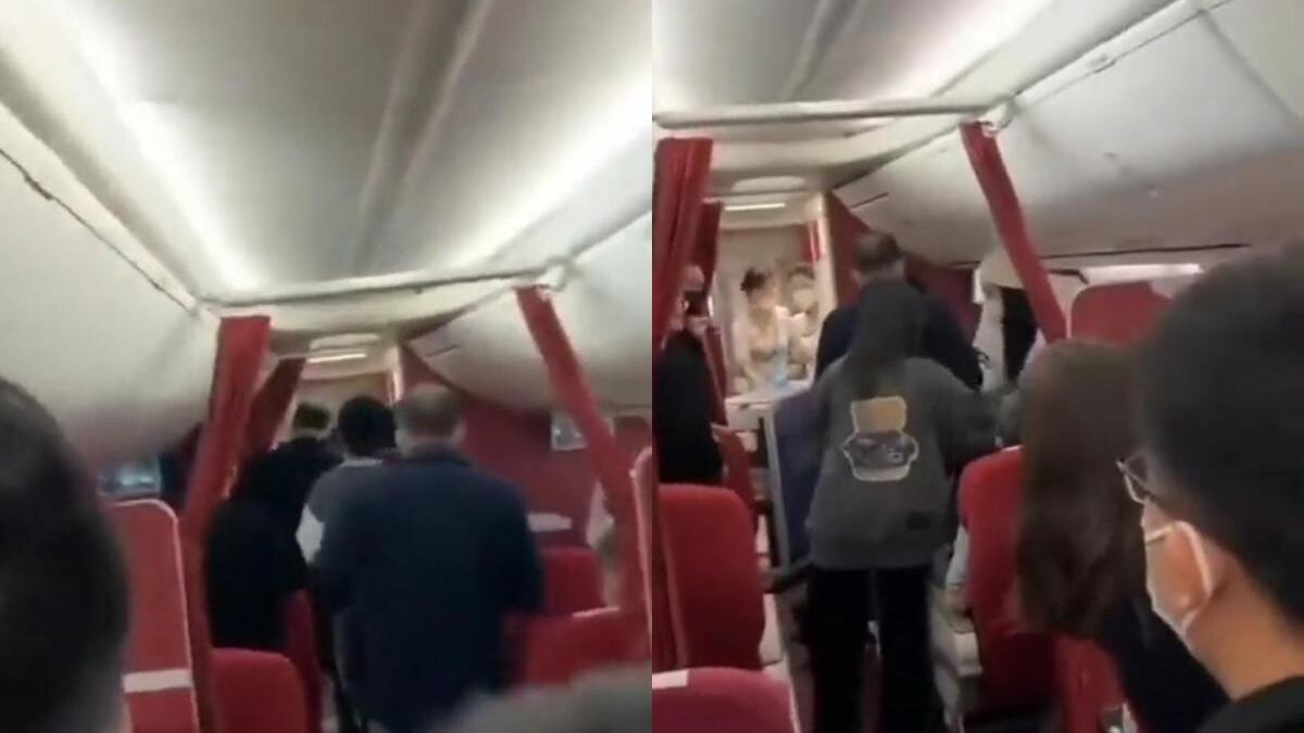 pasajero aseguró estar en un bucle del tiempo.