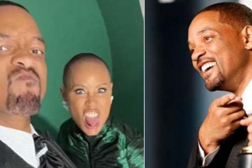 Las fotos en una boda y con una mujer que no es Jada Pinkett que sorprenden