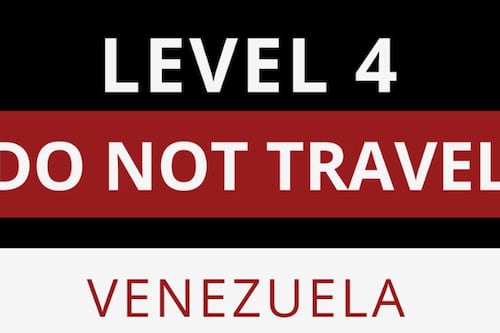 Embajada de Estados Unidos alerta no viajar a Venezuela por alto riesgo a secuestro