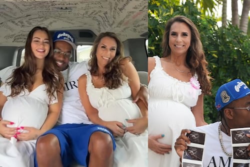 Influencer organiza baby shower al estar esperando un hijo con su novia y con la madre de ella