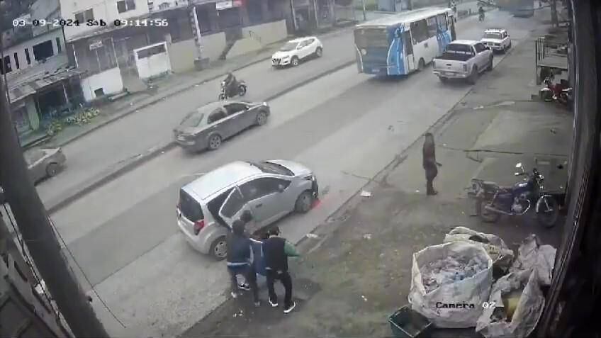 Tres sujetos quisieron secuestrar a un hombre, pero se defendió en Guayaquil