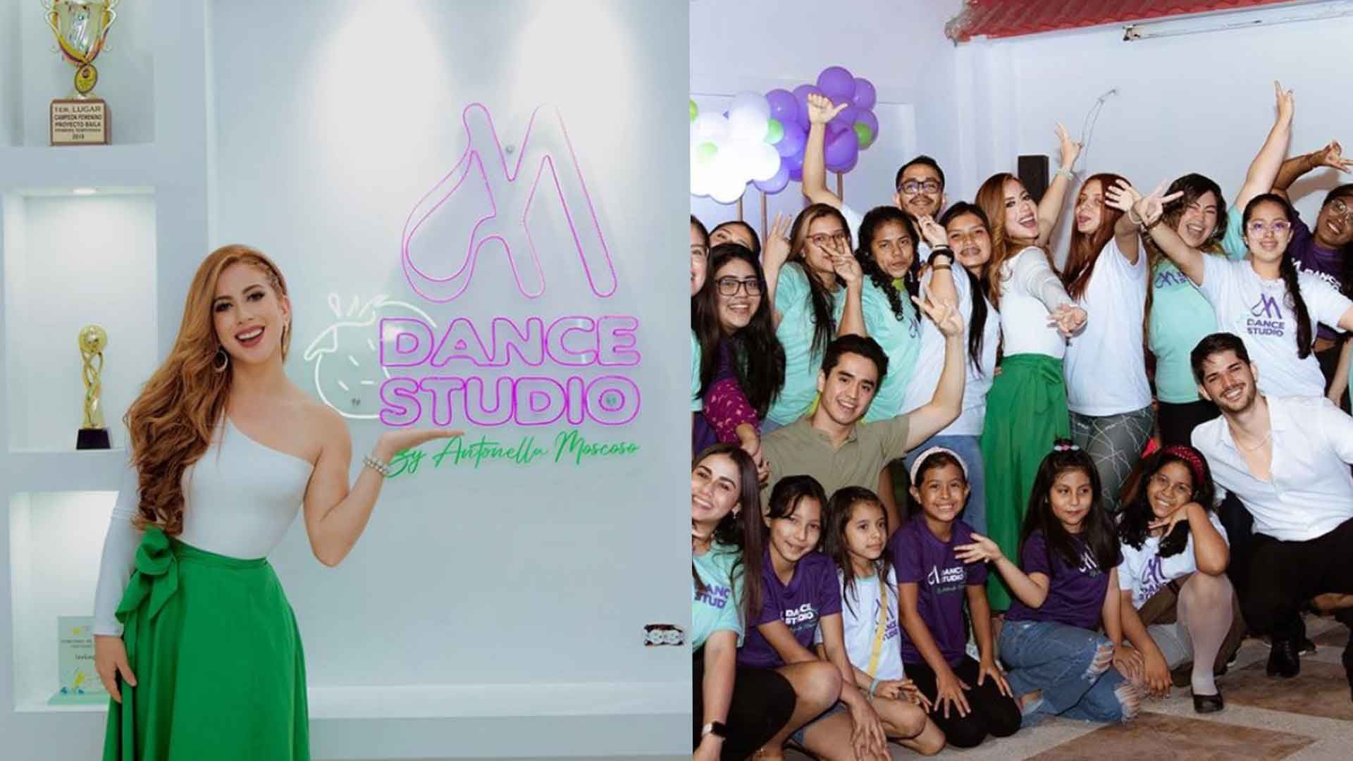 Antonella Moscoso inauguró su propia academia de baile.