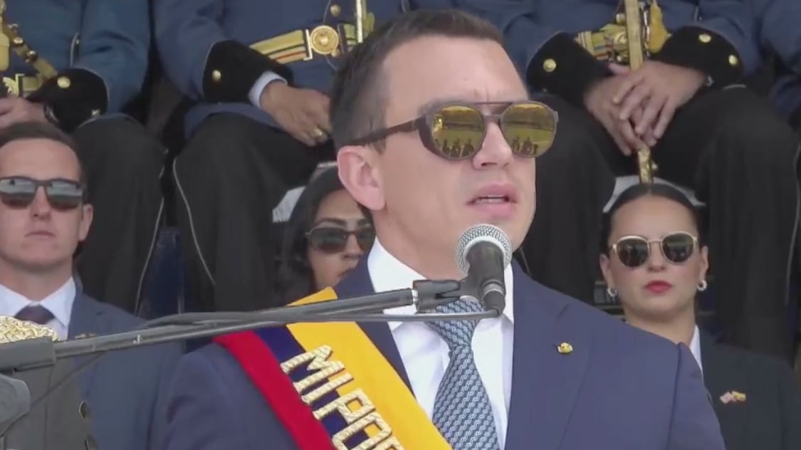 Presidente Daniel Noboa anuncia toque de queda en cuatro provincias del Ecuador