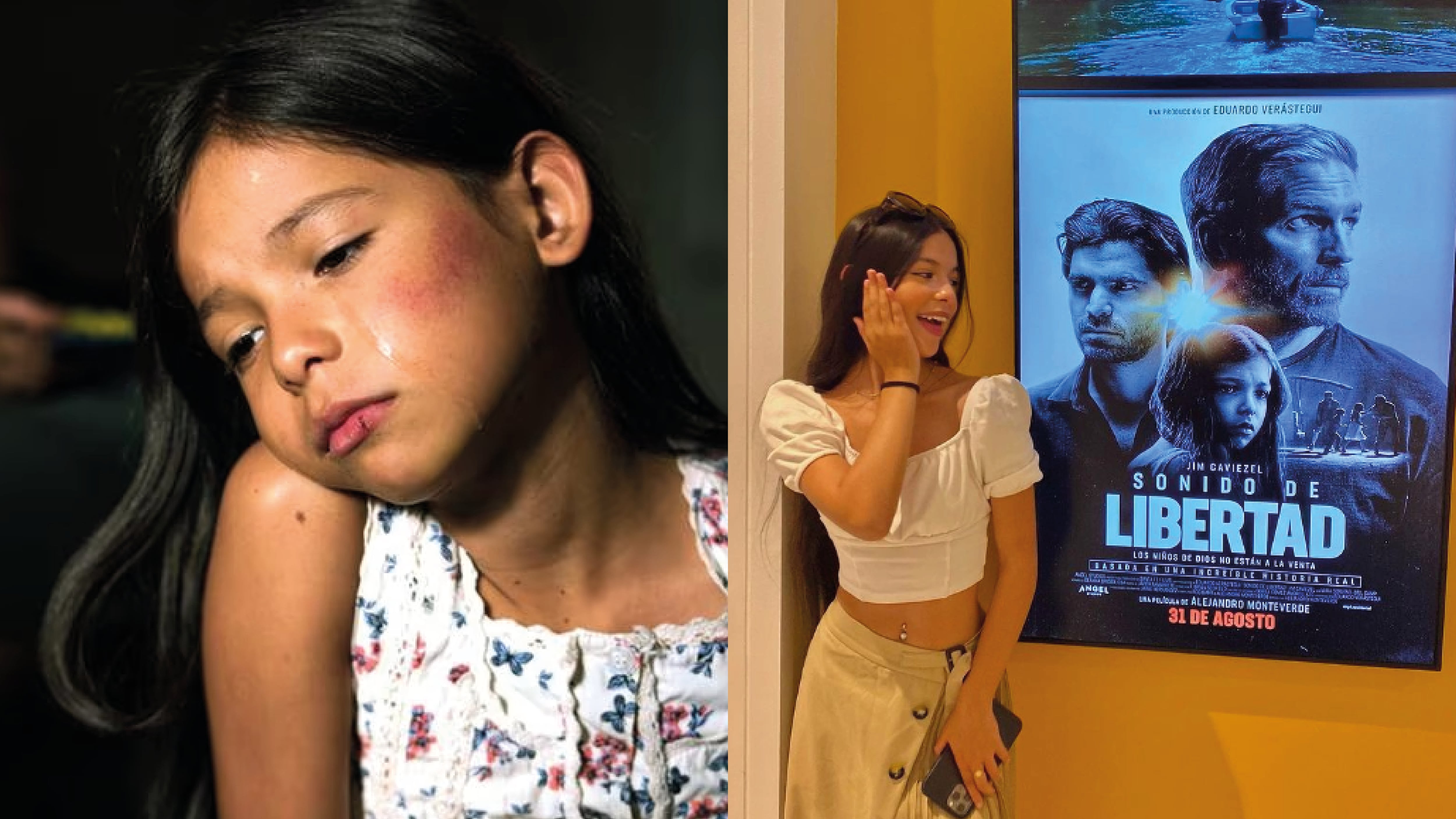 ¡Hermosa! Así luce ahora la niña de la película Sound of Freedom