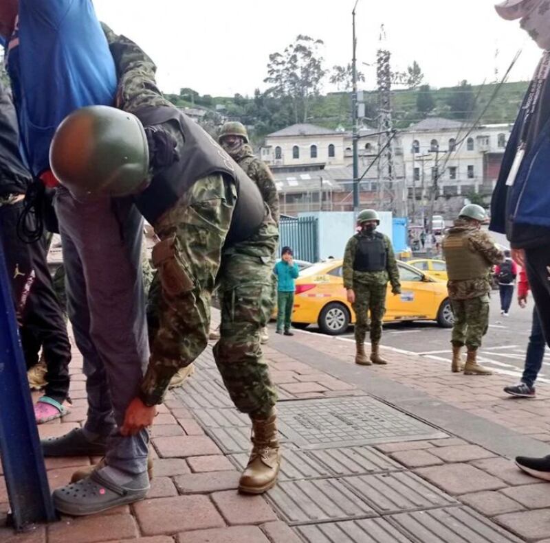 Operativo en San Roque