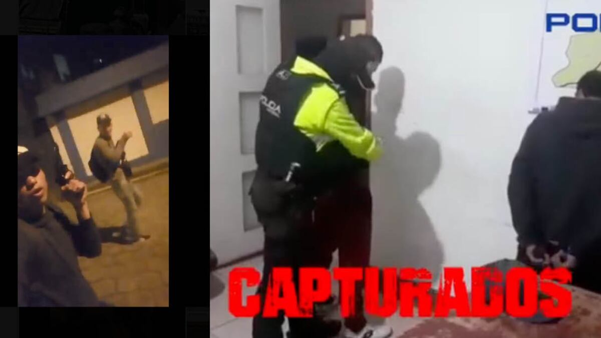 ¡Los soltaron! Sujetos que amenazaban con "dar plomo" en Quito están libres