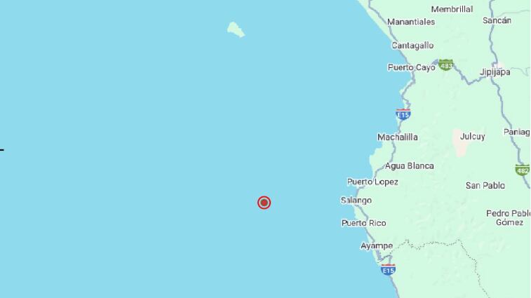 Sismo en Puerto López