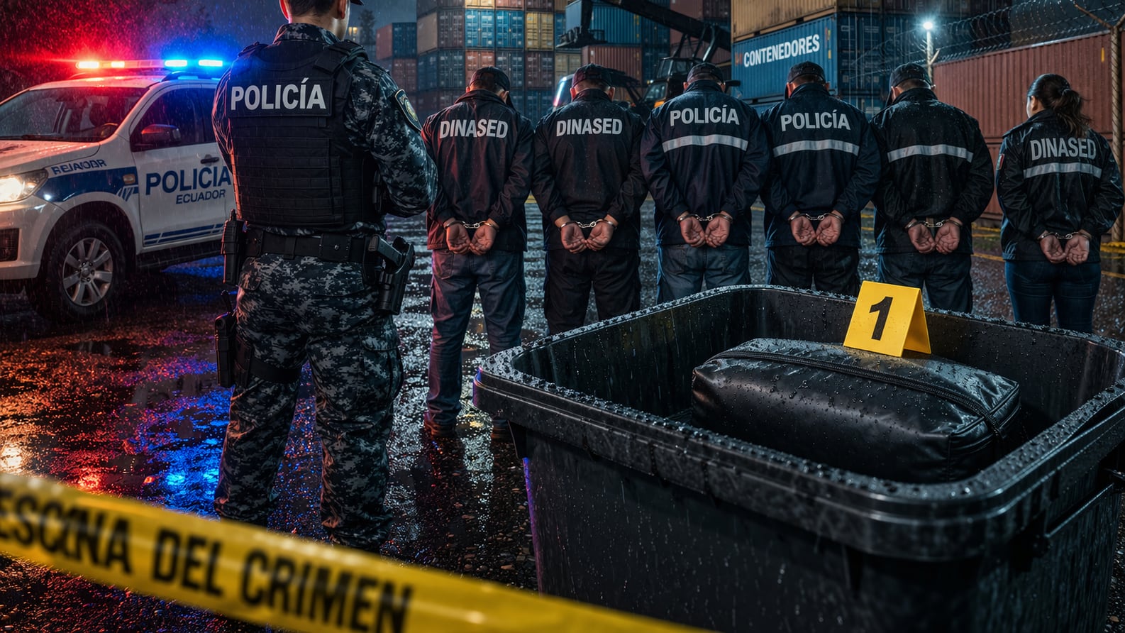 Un mayor y varios policías de la Dinased son aprehendidos tras un procedimiento irregular en Guayaquil