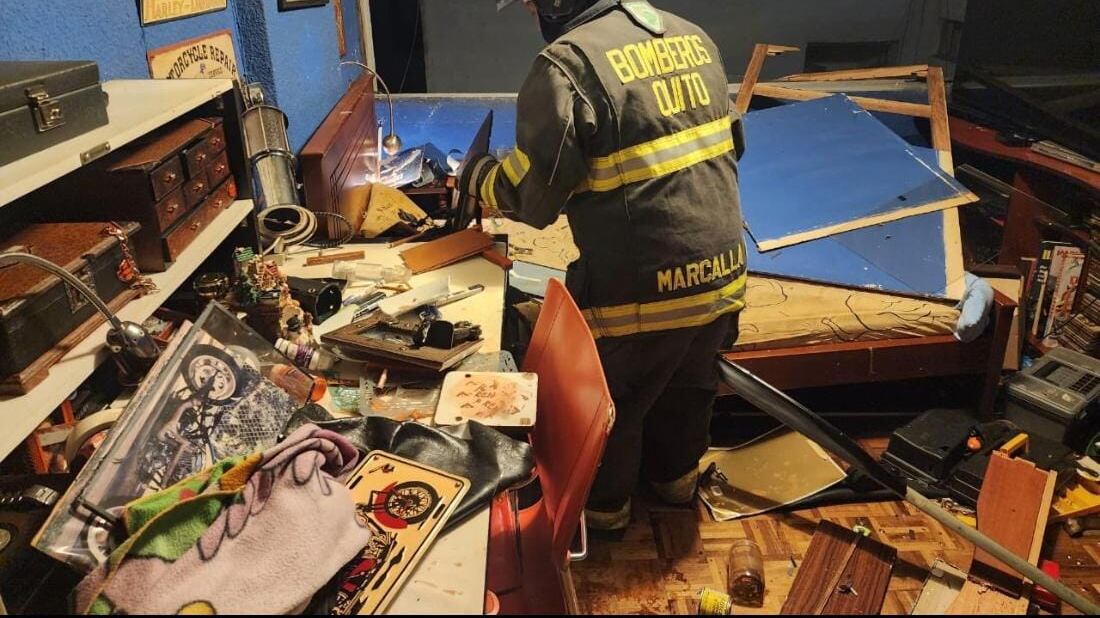 Explosión por deflagración de gas en el Centro de Quito