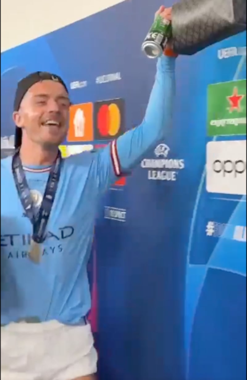 Festejos de Jack Grealish