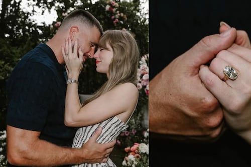Así fue el anuncio del compromiso de Taylor Swift y Travis Kelce