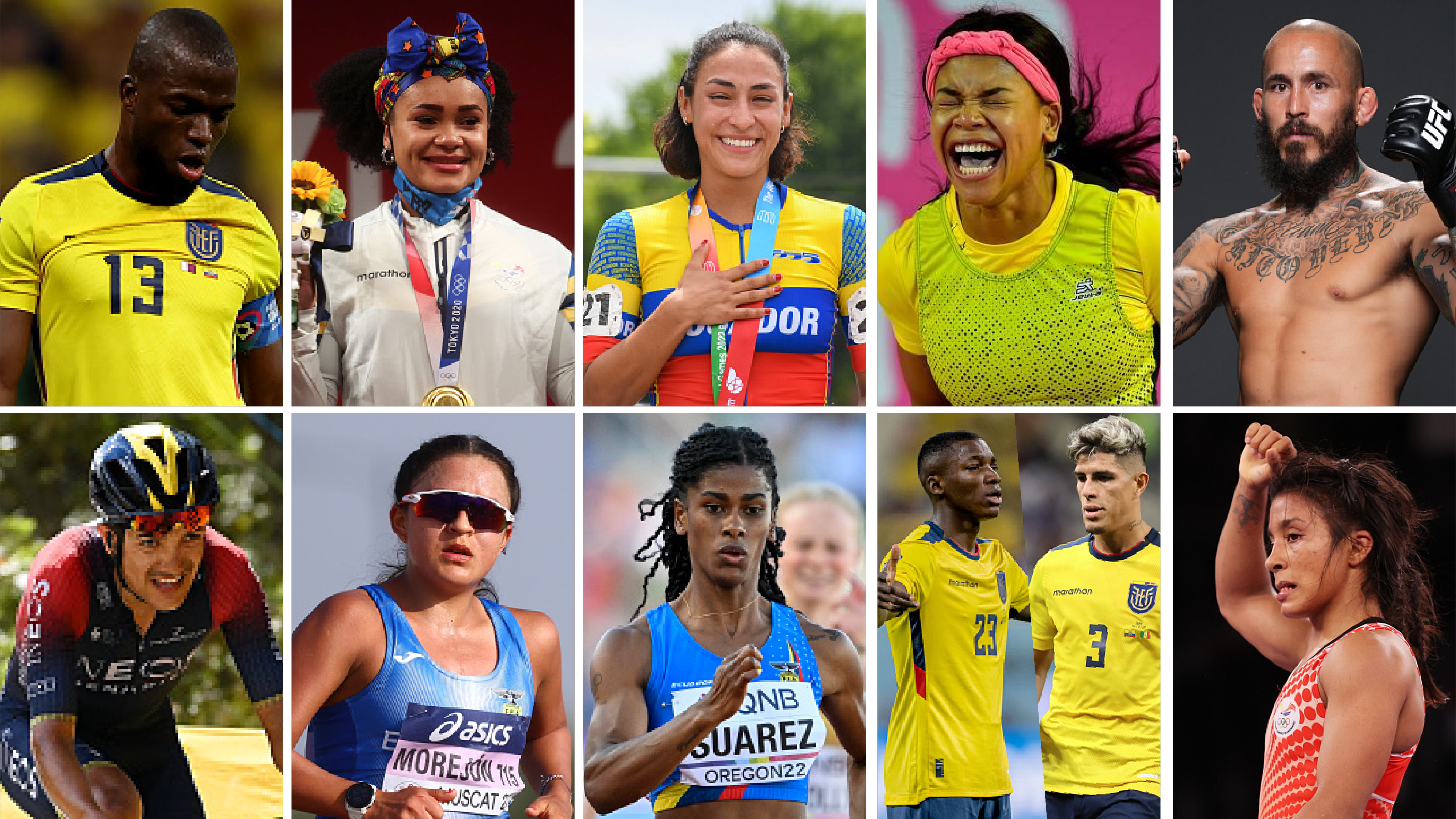 Colllage de Deportistas Ecuatorianos