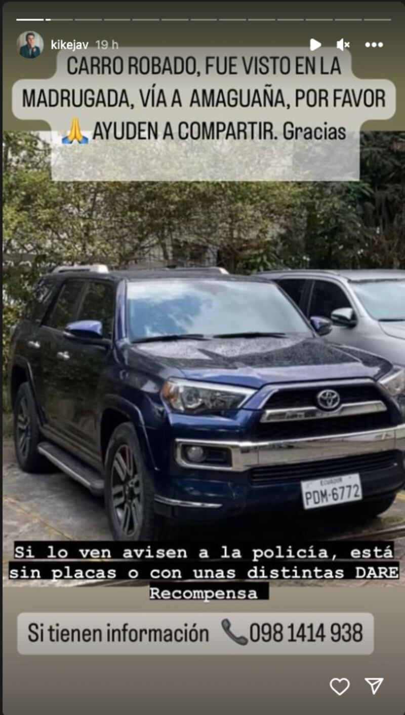 Carro robado de Kike Jav