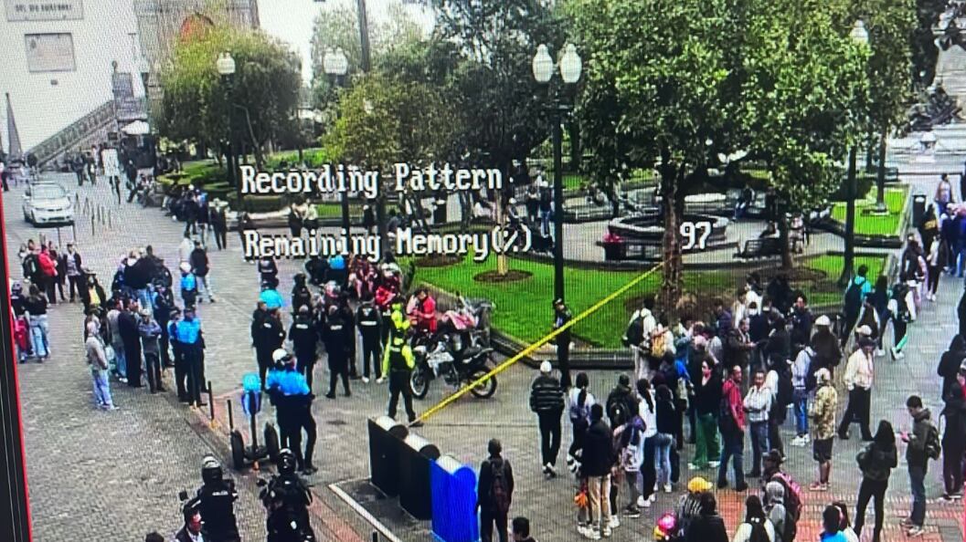 Persona de la tercera edad fue hallada sin vida en la Plaza Grande. Imagen: Cortesía