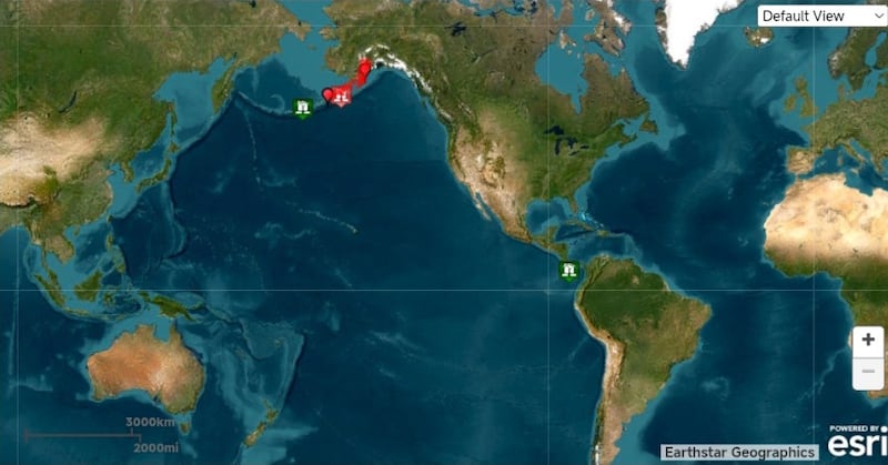 Alerta de Tsunamí-Alaska
