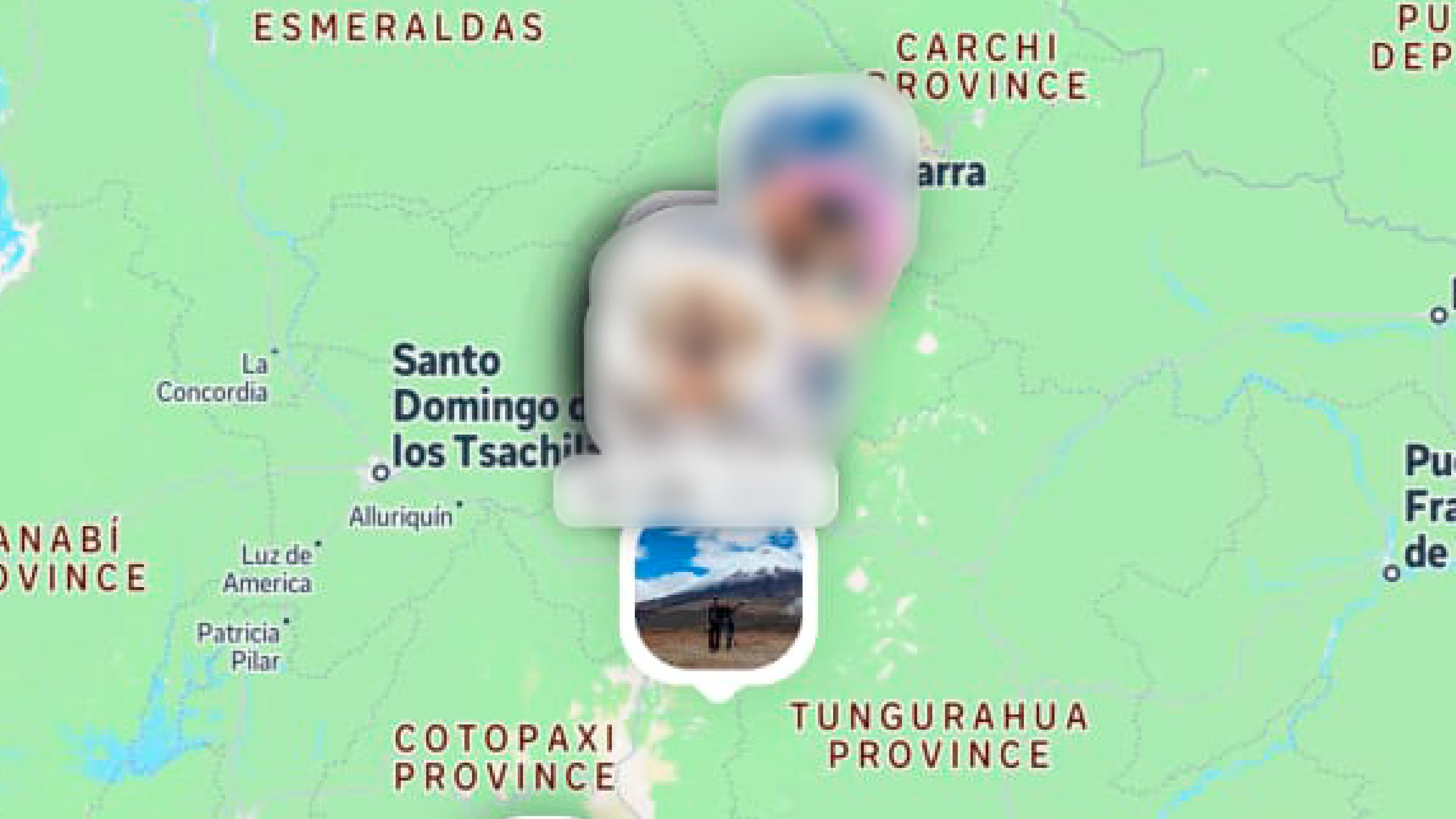 Mapa de amigos de Instagram