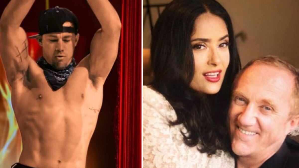 Las candentes escenas de Salma Hayek y Channing Tatum en Magic Mike