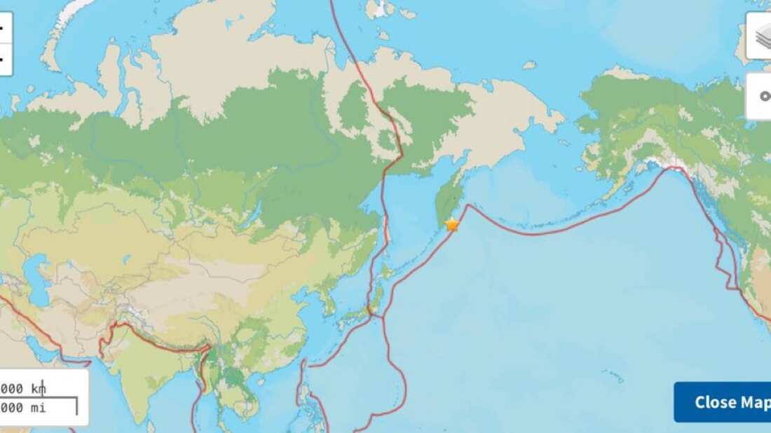 Terremoto de magnitud 8.8 sacude las costas de Rusia: es el más fuerte registrado desde 2011