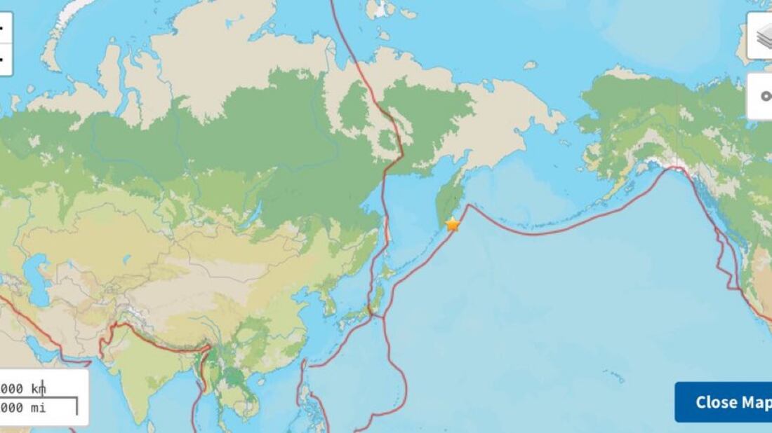 Terremoto de magnitud 8.8 sacude las costas de Rusia: es el más fuerte registrado desde 2011