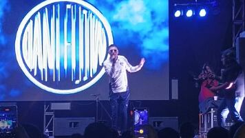 Dani Flow con la camiseta de Liga de Quito