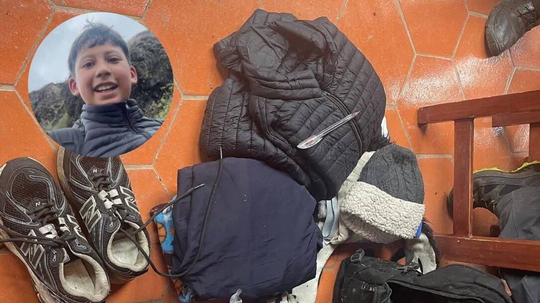 Hallan pertenencias de Lucas Campaña, desaparecido en el cerro Puñay
