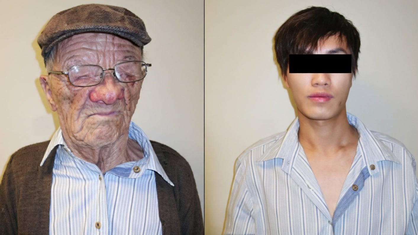 La insólita razón por la que un joven se disfrazó de anciano para abordar un avión - Fuente: Foto de la web