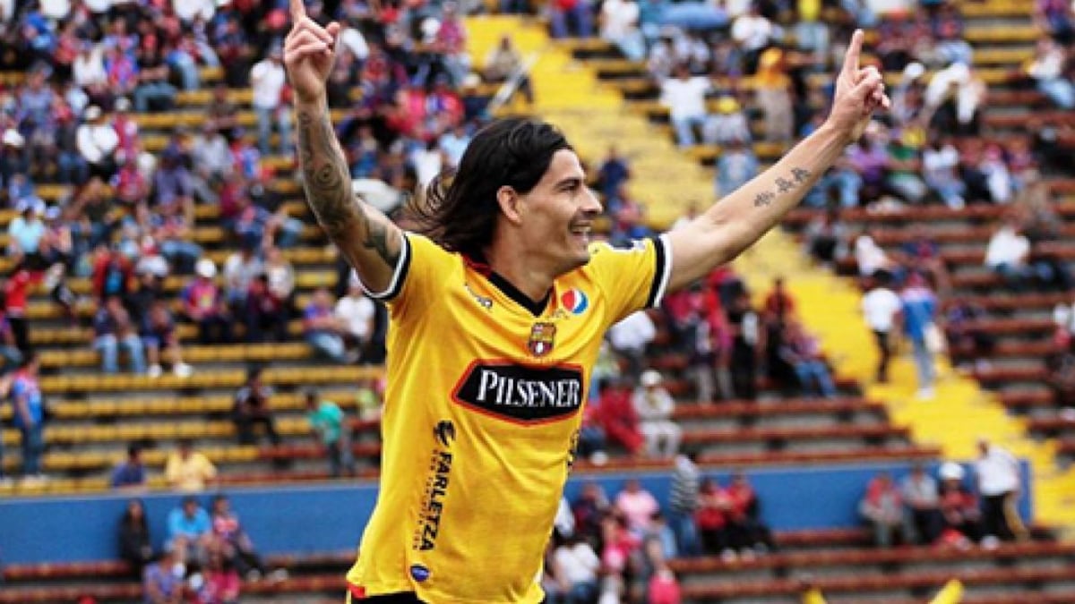 Ismael Blanco con el Barcelona SC de Ecuador