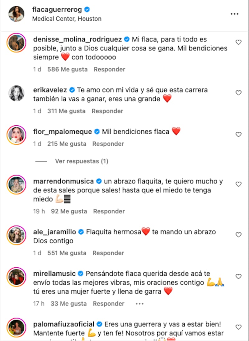 Mensajes de apoyo para La Falca Guerrero