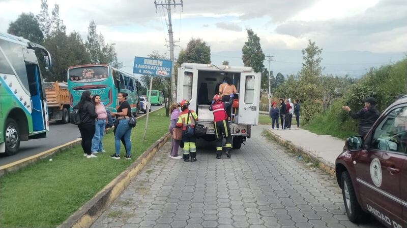 La mañana de este jueves 17 de abril se registró un accidente de tránsito.