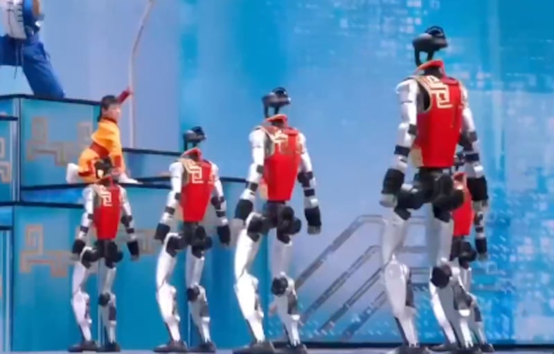 humanoides chinos de la Gala del Año Nuevo Lunar 2026